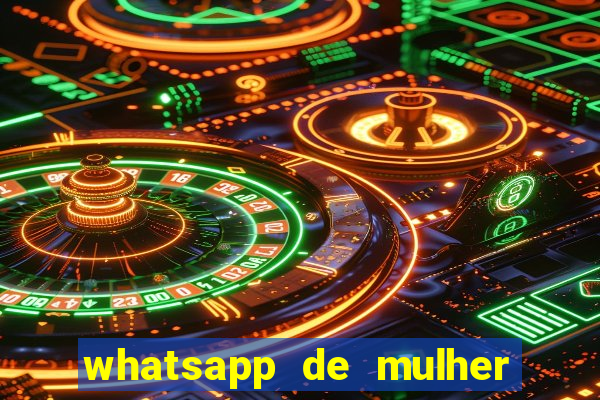 whatsapp de mulher de programa